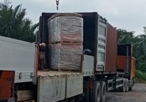 Bàn gia container tấm da cửa HDF 5mm cho đơn vị đối tác tại Lũy Bán Bích, P. Tân Thành, Q. Tân Phú, Tp. HCM